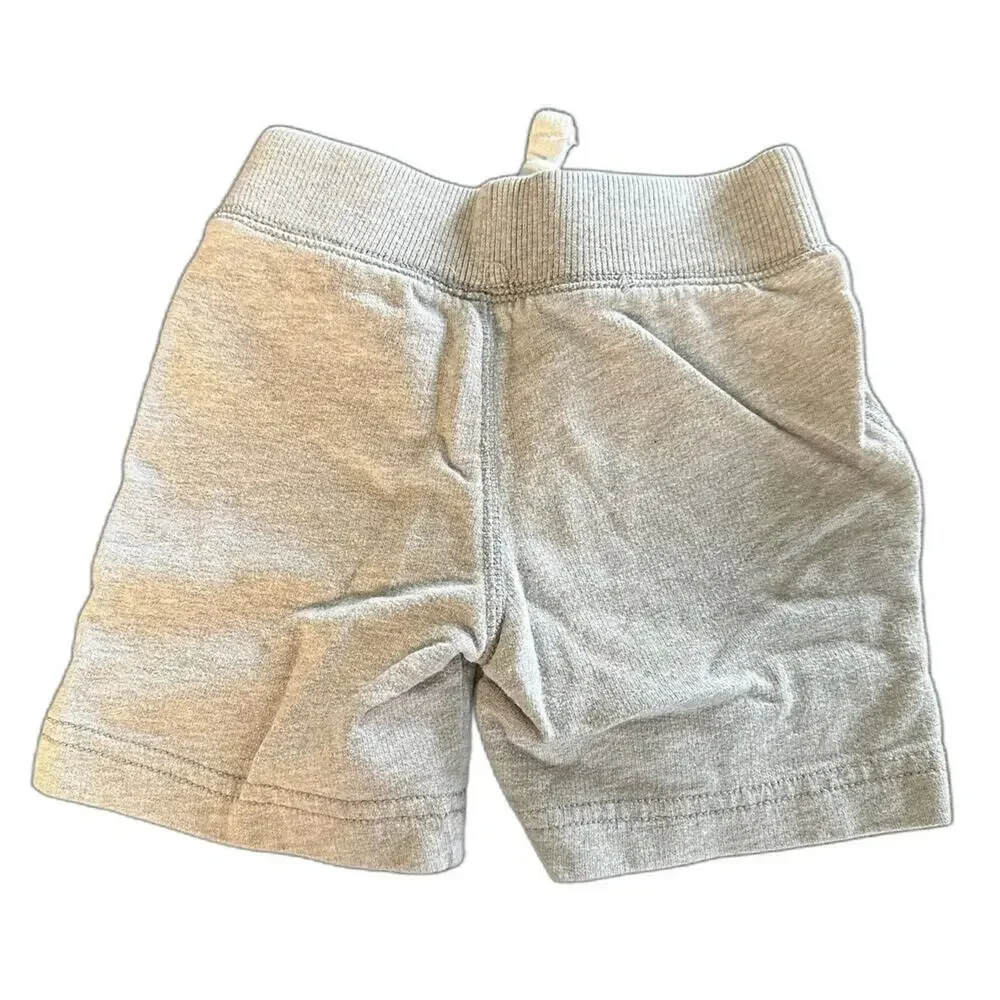 Carter’s Terry Shorts Size 2T Gray Elastic Drawstring (861)